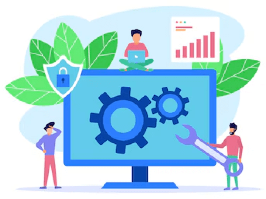 paramètre pc illustration